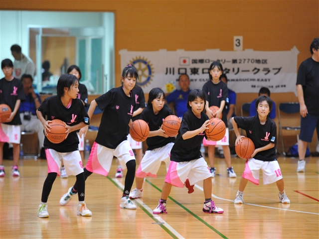 小学生ミニバスケットボール大会 第4回川口東ロータリークラブ杯 決勝戦開催 国際ロータリー第2770地区